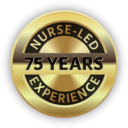 75 years nurse-led experience